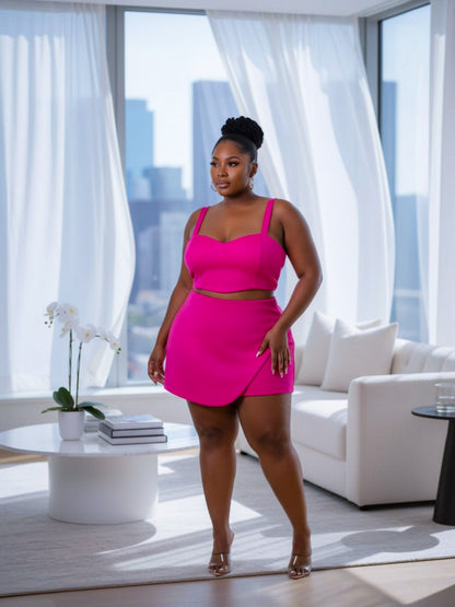 Set Trippin Skort Set
