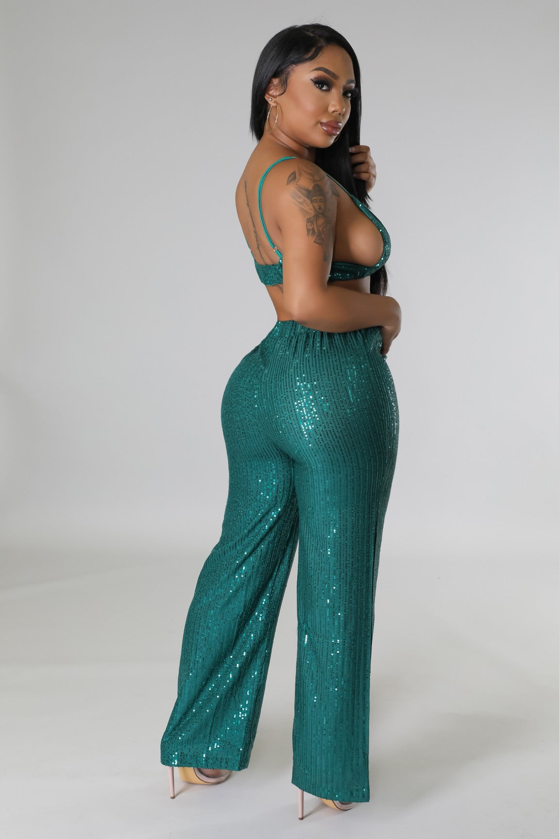 She Shines Sequin Set