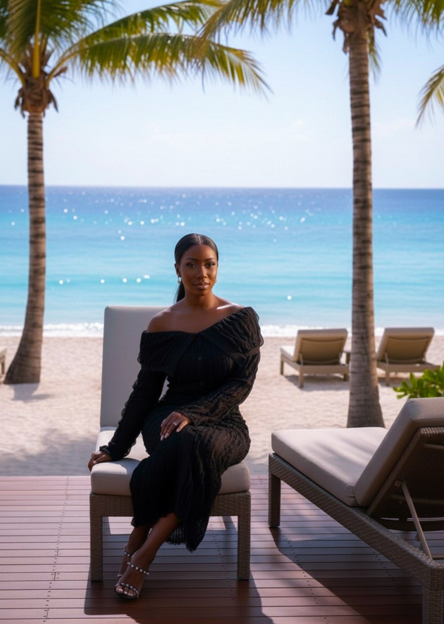 Sheer Shore Maxi Dress