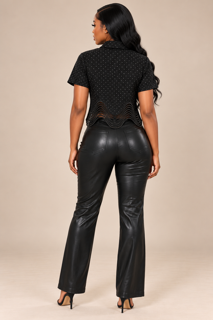 Soft Sparkle Sheer Top