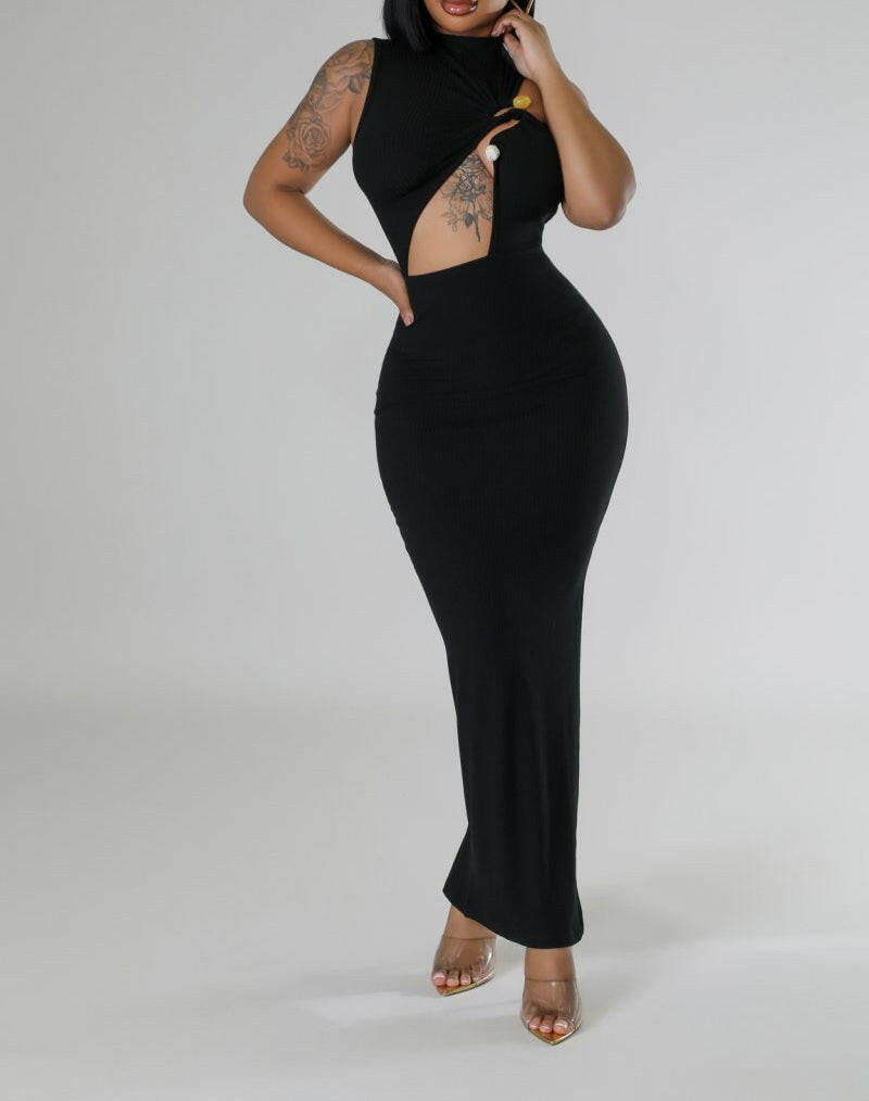 Soft Stitch Maxi Dress