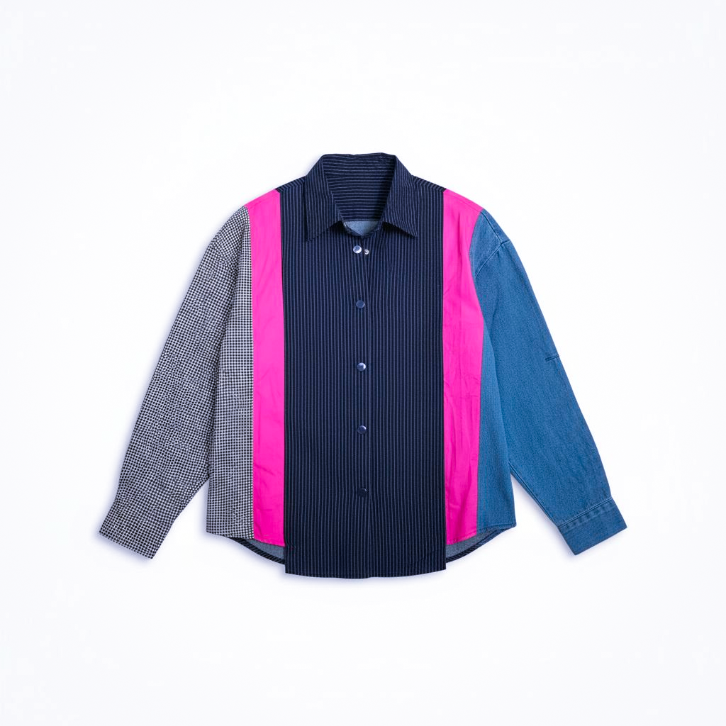 Sunday Plaid Mix Top