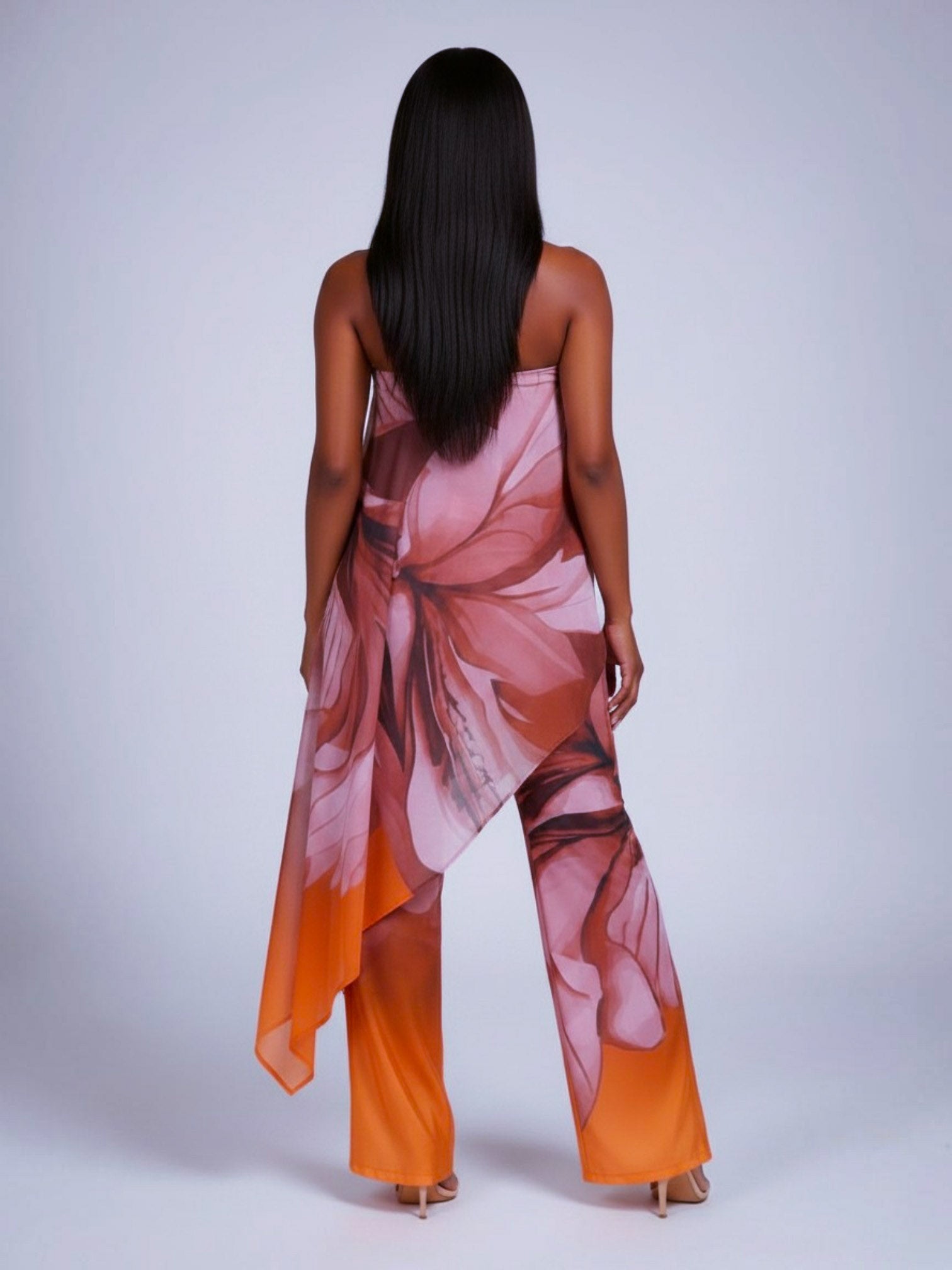 Sunset Petals Pant Set
