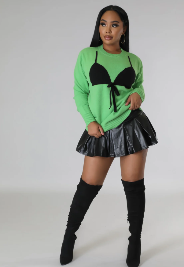 Threaded Noir Sweater