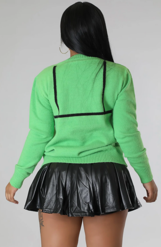 Threaded Noir Sweater