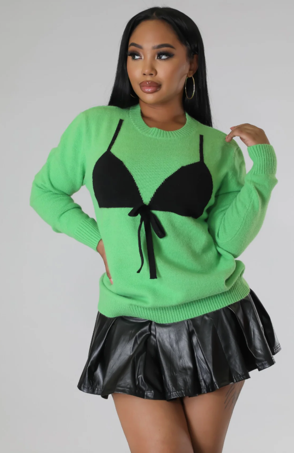 Threaded Noir Sweater