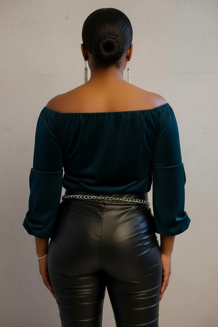 Velvet Crush Bodysuit Top