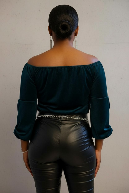 Velvet Crush Bodysuit Top