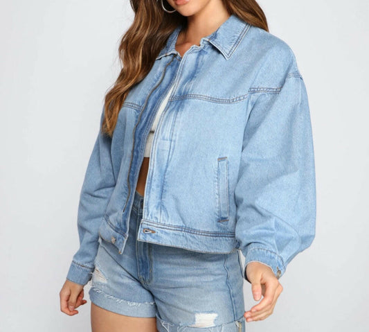 Vintage Style Denim Jacket