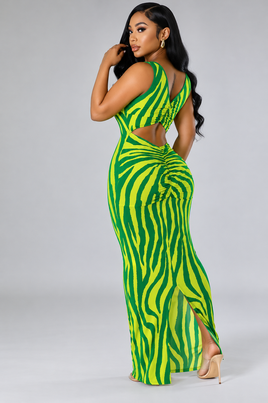 Wild Streak Maxi Dress