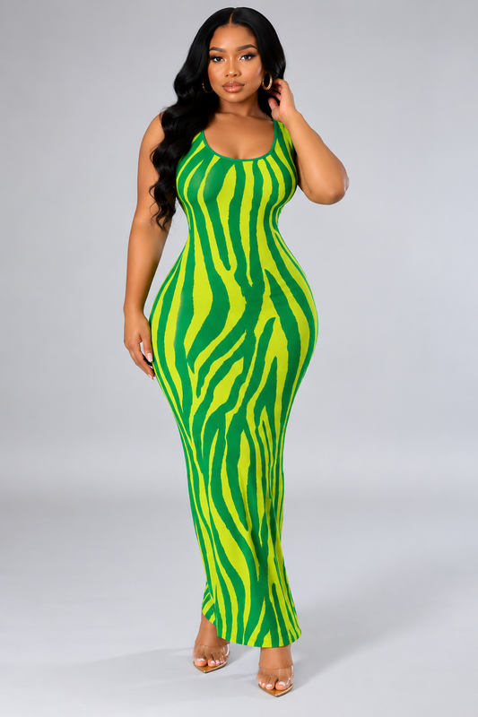 Wild Streak Maxi Dress