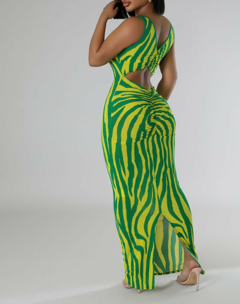 Wild Streak Maxi Dress