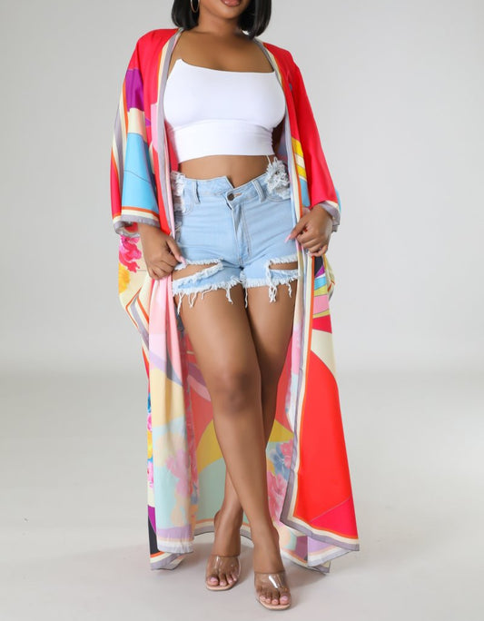 Floral Blossom Kimono