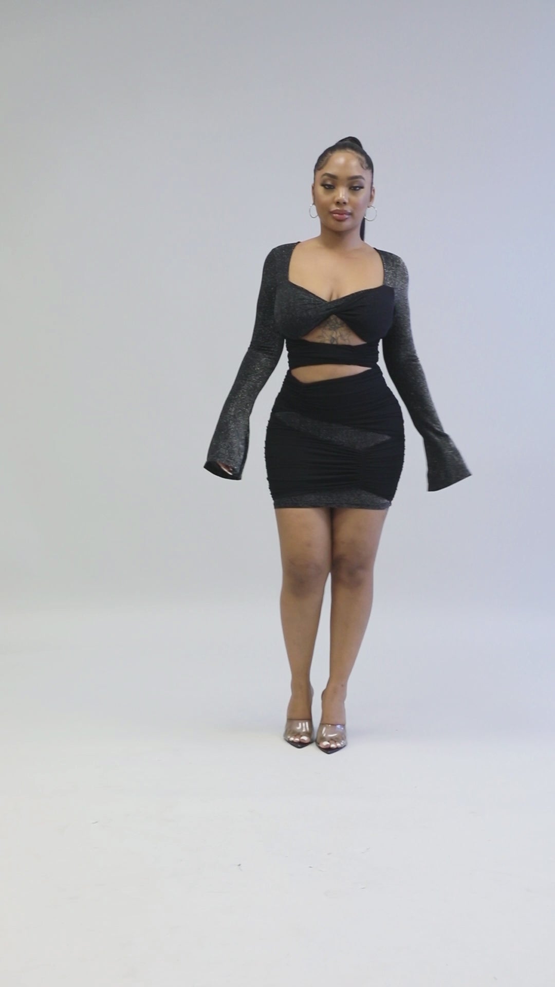 Minivestido brillante "Maria"