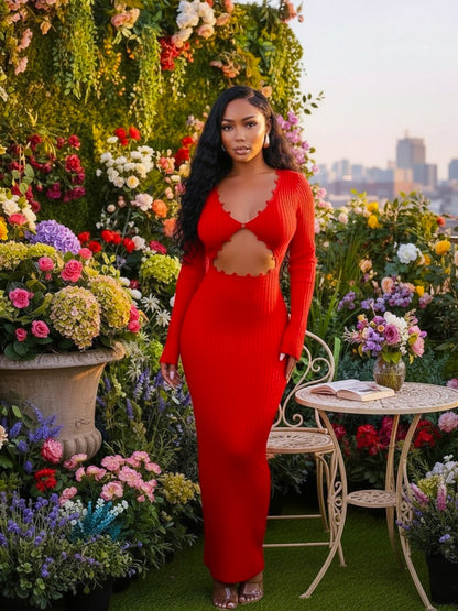 Cash Knit Maxi Dress