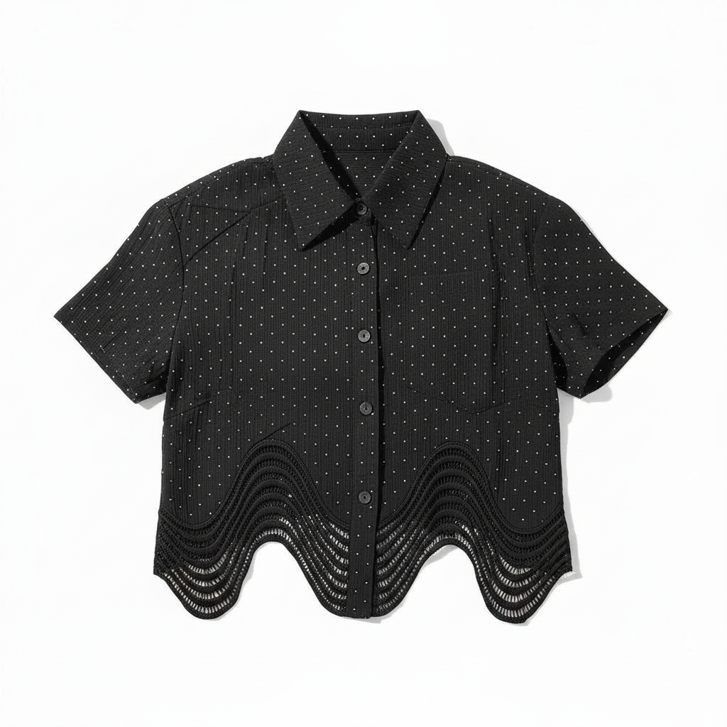 Soft Sparkle Sheer Top