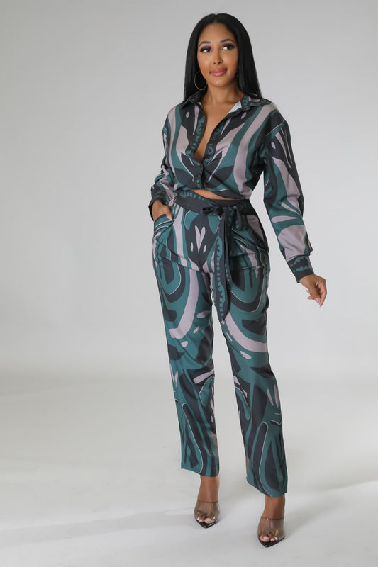 Groove Swirl Pant Set