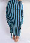 "Maxine" Stipe Maxi Skirt