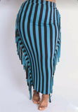 "Maxine" Stipe Maxi Skirt