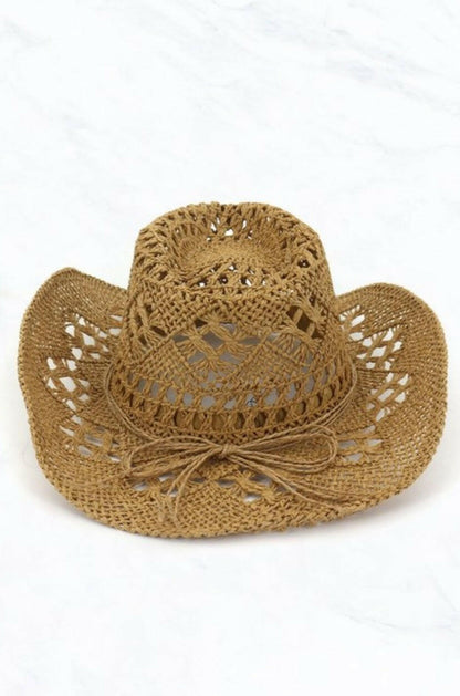 Sombrero de sol de vaquera de playa (caqui)