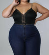 "Provence" Lace Bodysuit Top