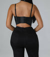 "Tila" Rhinestone Bustier Top