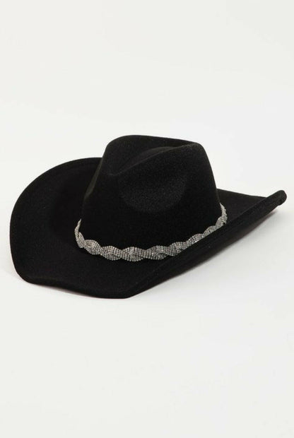 Lorraine Fedora Hat (Black)