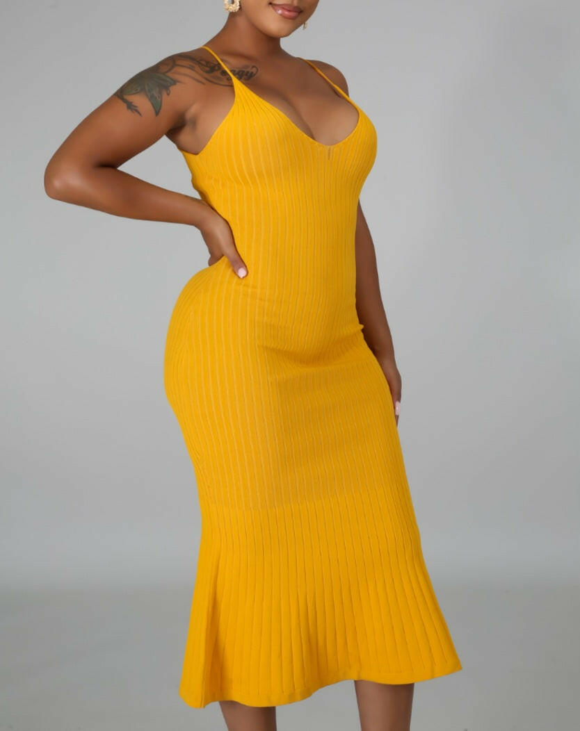 Woven Grace Mid Dress