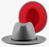 "Jazi" Fedora Hat (Gray)