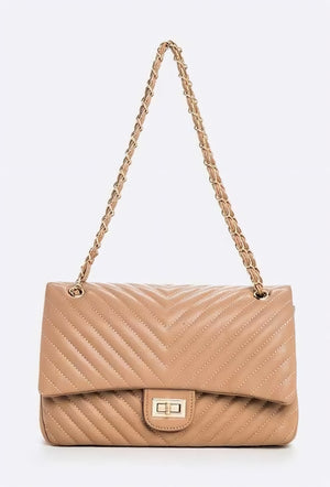 Classic Edge Handbag (Tan)