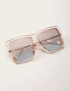 Square Deal Sunglasses (Clear)