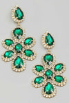 Crystal Cluster Earrings