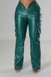 "Maelle" Faux Leather Pants