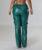 "Maelle" Faux Leather Pants