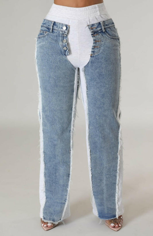 Split Personality Jogger Pants