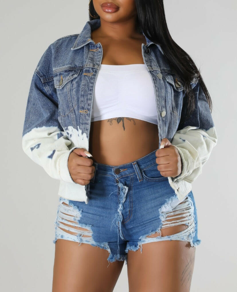 Bleached Denim Jacket
