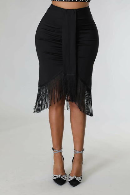 Sway Fringe Skirt