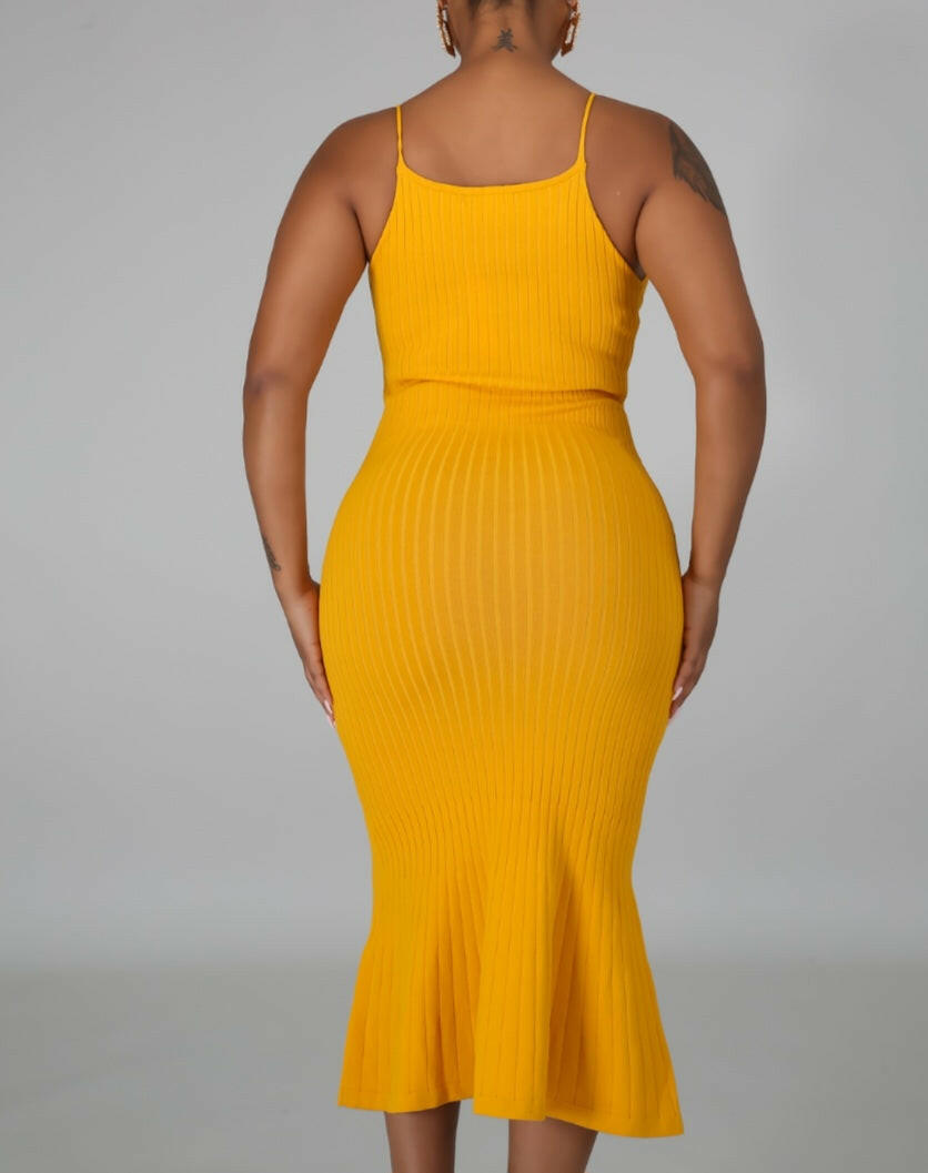 Woven Grace Midi Dress
