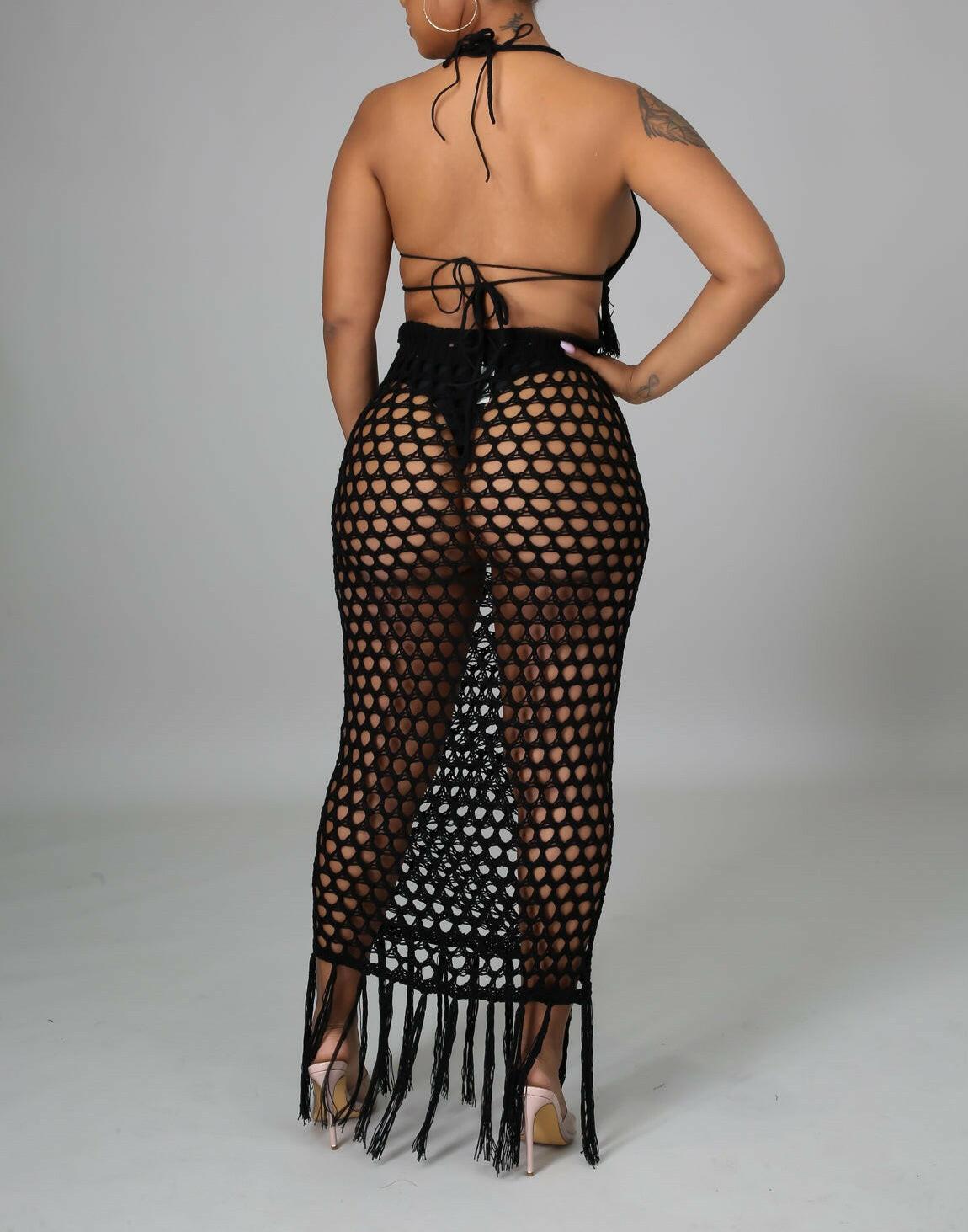 Woven Wild Cover-Up Set